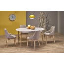 Стол обеденный HALMAR PIVOT кашемир/натуральный 102-142/102